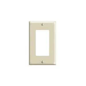 Leviton Wall Plate Decora 1-Gang Ivory 3 Leviton Wall Plate Decora 1-Gang Ivory