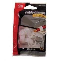 Gardner Bender Cable Clamp, 1/2" ; 12/Bag, 10Bags/Master