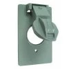Single Recept Cover 1 Gang Vert Gray -Outlet Sika Tools Sotre img9651123