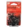 Gardner Bender Low Volt Staple, 3/16", Black; 25/Clam, 10Clams/Master -Outlet Sika Tools Sotre img9651174