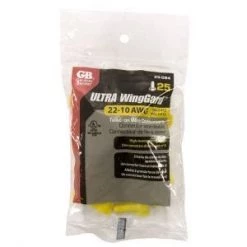 Gardner Bender WingGard ULTRA, Yellow, #84; 25/Bag, 10Bags/Master