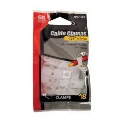Gardner Bender Cable Clamp, 1/4" ; 18/Bag, 10Bags/Master