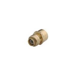 SharkBite Brass Push Female Adapter 3/8 In. X 1/2 In. FNPT 3 SharkBite Brass Push Female Adapter 3/8 In. X 1/2 In. FNPT