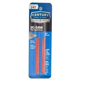 Century Drill & Tool 24T High Speed Steel U-Shank Jig Saw Blade 3 Century Drill & Tool 24T High Speed Steel U-Shank Jig Saw Blade