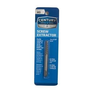 Century Drill & Tool #3 Spiral Screw Extractor 3 Century Drill & Tool #3 Spiral Screw Extractor