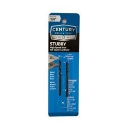 Century Drill & Tool 1/8 In. High Speed Steel Stubby Drill Bit
