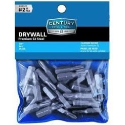 Century Drill & Tool #2 Phillips Drywall Insert Screw Driving Bit - 25 Pack