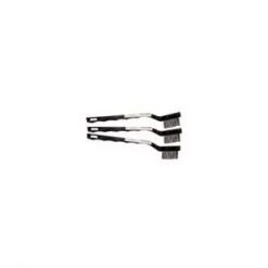K-T Industries Brush 3 Piece Pack Stainless Steel Mini Scratch