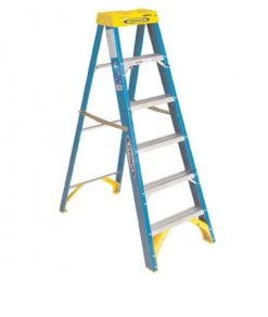 Werner Type I Fiberglass Step Ladder 8 Ft.